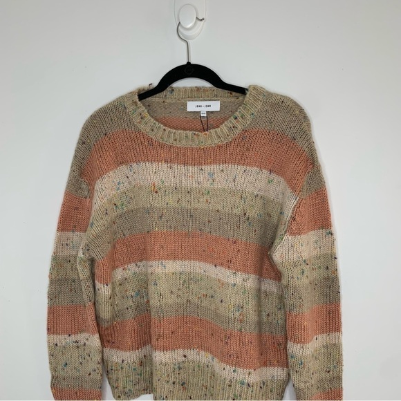 John + Jenn stripe multicolor crewneck sweater - Picture 3 of 9